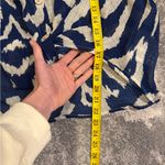 Cider  Navy and White Button Down Shirt Photo 6