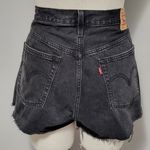 Levi's 501 Darkest Hour denim cutoff shorts size 30 Photo 5