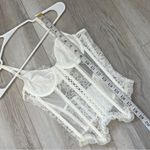 Kat the Label Corset Top White (xsmall) lace lingerie ruffle trim sexy feminine Size XS Photo 5