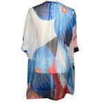 Diane Von Furstenberg  Batik Land Nessa Silk Chiffon Dress Sheer Beaded Size 10 Photo 2