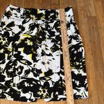 Cato  Black and Yellow Floral Pencil Skirt‎ size 12 Photo 6