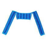 Pretty Little Thing  Turquoise Two Tone Knit Legging Halterneck Top Set Sz XS/M Photo 4