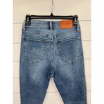 Lucky Brand  Jeans Size 6 28 Blue High Rise Crop Bridgette Skinny Distressed Photo 4
