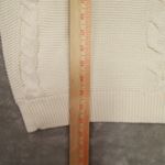 Gap  Ivory Long Sleeve Cable Knit Mock Neck Sweater Women's Large NWT Classic Photo 6