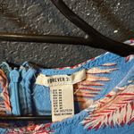 Forever 21 Orange Pleated Ruffled Mini Sundress Photo 1