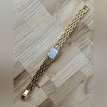 Belair Diamond Rare Luxury Gold Ladies Watch Pearl Dial Gold Bracelet Case Photo 10