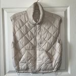 Zella Womens Full Zip Crop Nylon Quilted Lightweight Puffer Vest Size Small Photo 9