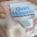 Vintage 1980’s dainty lace collar long night gown blush pink size XL 3/4 sleeve Photo 1