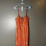 No Boundaries Boho Tribal Print Maxi Jumpsuit Dress–Sleeveless Spaghetti Strap–Women’s Size L Photo 7