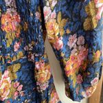 SEA NEW YORK Sea Ines Floral Smocked Midi Dress Navy Photo 10