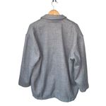 Free People Gray Double Breasted Hannah Slouchy Blazer Coat Photo 6