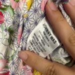 Johnny Was  two piece short and button up pajama set geometric floral size XXL Photo 7