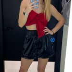 fab'rik  Black Metallic Shorts Photo 2