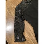 Shoshanna  long sleeve black lace 3/4 sleeve Marseille Romper size 2 Photo 6