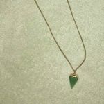 Mint Julep Jade Green Edgy Stud Pendant Necklace  Photo 0