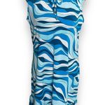 Michael Kors Cyan Blue Swim Cover Dress Large Photo 0