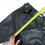 We The Free Black Belted Faux Leather Pants - Size 30 Photo 4
