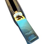 Saint Laurent Teal Leopard Print Pouch Photo 2