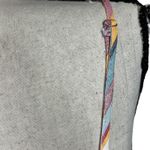 Umgee  Large A-Line Mini Dress Striped V-Neck Lined Sleeveless Ruffled Multicolor Photo 5