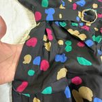 Lafayette 148  New York 100% Silk Black Doha Scattered Dot Print Wrap Dress Photo 3