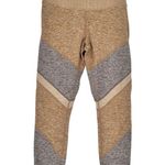 Alo Yoga  7/8 High-Waist Alosoft Sheila Legging size Small Tan Grey Colorblock Photo 1