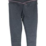 Lululemon Priiti Crop Heathered Coal / Muted Mauve Stripes Galore Gray Purple 4 Photo 0