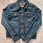 Levi's Vintage Y2K  Dark Wash Denim Jacket Junior‎  Size Medium Photo 0