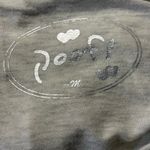 Poof! Gray Tank Top Medium Sleeveless Lace Up Detail Casual Comfy Cute Medium Photo 2