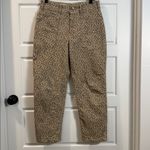 Pilcro The Wanderer Mid-Rise Relaxed-Leg Jeans by  in cheetah print  28 Photo 5