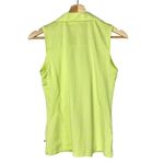 Lady Hagen  Lime Green Golf Sleeveless Half Zip Tank Top XS Photo 1