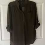 Cals  Olive Green Blouse Relaxed Fit Flowy Top
Multi Function Photo 1