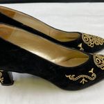 Spiegel Women's Black/Gold Shoes/Heels Sz 6B SKU 4343 Photo 4