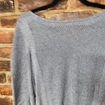 NYDJ  Not Your Daughter's Jeans Silver Gray Metallic Sweater Women's Size Small Photo 1