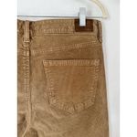 American Eagle NWT  Mom Straight Jeans Super High Rise Brown Corduroy Size 10 Photo 3