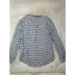 Alexander Jordan Womens Button Shirt Top medium Blue and White NWT Photo 1