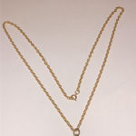 1893 Indian Head Penny CZ Rhinestone Pendant Vintage Gold Tone Boho Necklace Photo 2