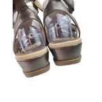 Dansko * Athena Sandals Womens 39 Silver Metallic Strappy Comfort Resort Travel Photo 6