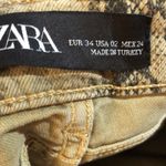 ZARA  snake print skinny jeans Photo 7