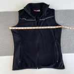 Pro Spirit  Black Fleece Full Zip Activewear Running Vest Size Small Photo 3