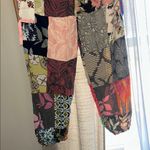 None Patchwork Bohemian Women's Pants Photo 4