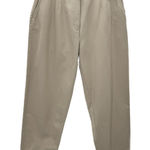 L.L.Bean Women's Size 4 Regular Khaki Straight Leg Cotton Pants Original Fit Photo 0