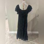 Gianni Bini  Black Lace Off-Shoulder Long Maxi Dress Size Large Photo 4