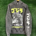 King of Monsters Godzilla Mineral Wash Hoodie Size Large Photo 0
