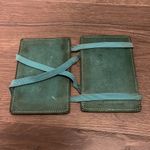 J.Crew Vintage Red and Teal  Flip Wallet, very used condition Photo 1