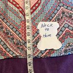 Grand & Greene off the shoulder ruffled sleeves w/ pom pom trim cute & colorful Red Size L Photo 4