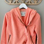 Anthropologie Saturday Sunday by Anthro. Zip Up Hooded Sweater Jacket Coral/Pink Sz XS Photo 1