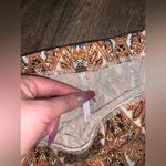 Free People  tan printed paisley flare pants S $98 boho wide leg spring casual Photo 2