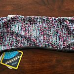 Fabletics  Krista Reversible Bandeau Swim Top Wonderweave Print/Ink/Black Photo 4