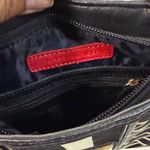 Tommy Hilfiger Black and Cream Patterned Crossbody Bag Photo 5