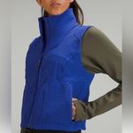 Lululemon Water-Repellent Tech Fleece Hiking Vest Psychic Blue NWOT Size 8 Photo 5